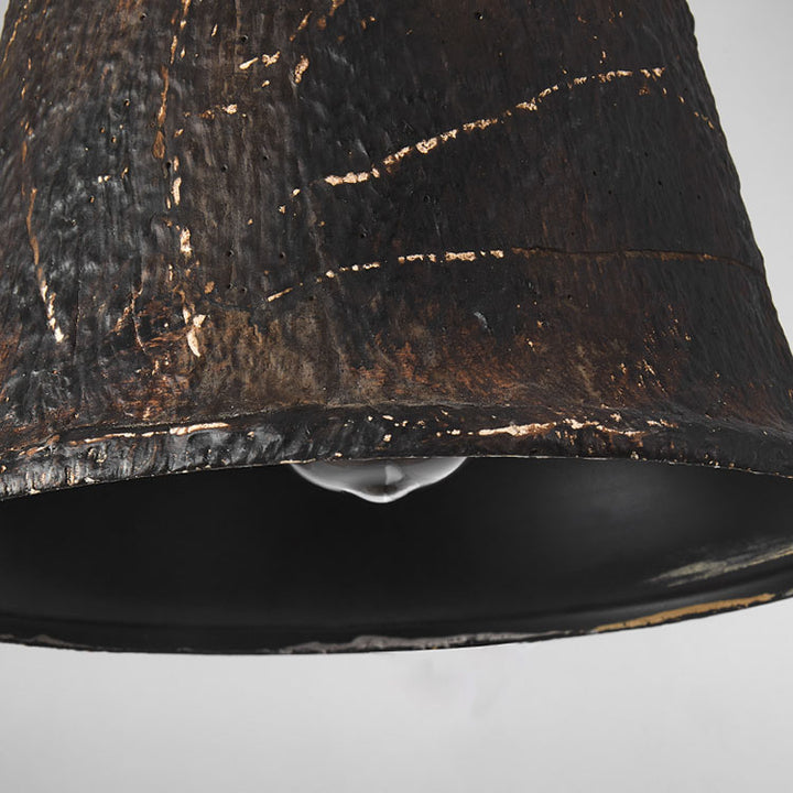 Contemporary Industrial Iron Hat Shape 1-Light Pendant Light For Dining Room