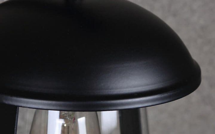 Lámpara de Aplique de Pared Exterior de 1 Luz Curvada Estilo Chino Nuevo e Impermeable 