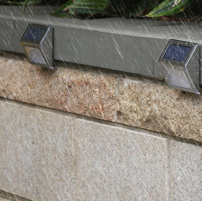 Solar wasserdichtes Stereo-Dreieck-Design LED Outdoor-Gang-Treppenlicht 