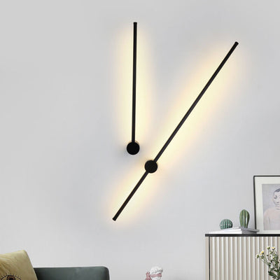 Minimalist Strip Aluminum LED Wall Sconce Lamp