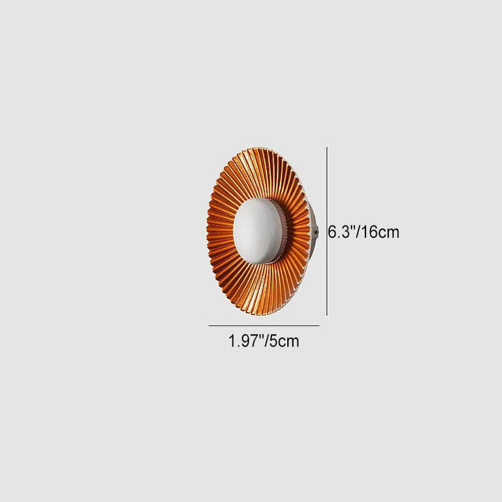 Zeitgenössische kreative Aluminium-Schirm-LED-Wandleuchte für die Küche 