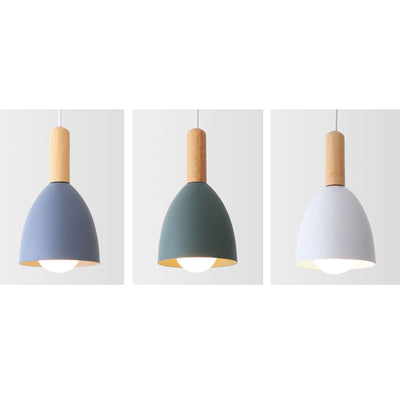 Nordic Minimalist Macaron Solid Color 1/3-Light Chandelier