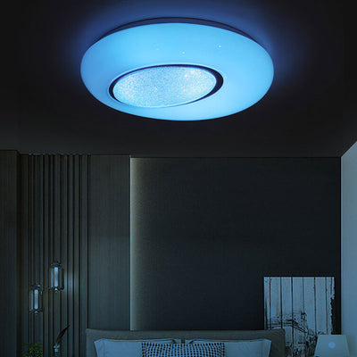 Colorful RGB Smart Remote Control LED Flush Mount Ceiling Light