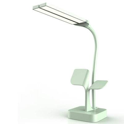 Modern Folding Dual Lamp Plug-In Station Table Lamp