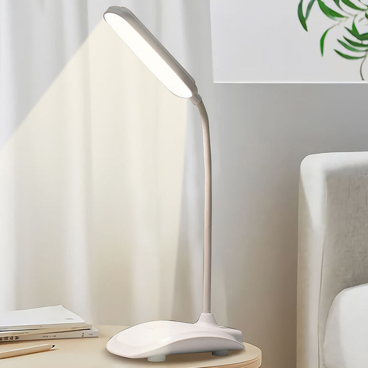 Lampe de bureau de lecture LED à intensité variable, tuyau réglable simple, tactile 