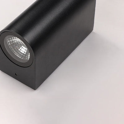 Applique murale LED à Double tête en aluminium, couleur unie, moderne, étanche, pour l'extérieur 