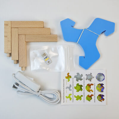 Lampe de table décorative USB LED DIY Moon Lamp 