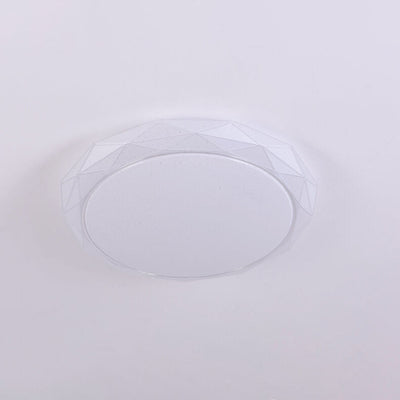Moderne einfache runde Diamant-Acryl-LED-Deckenleuchte für bündige Montage