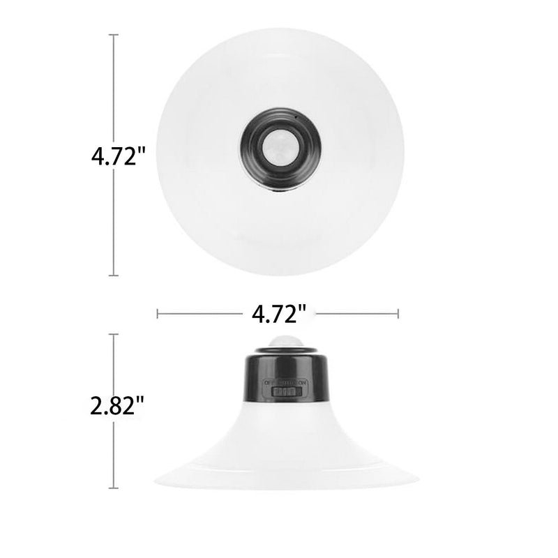 Intelligent Sensor LED Suction Cup Night Light Wall Sconce Lamp