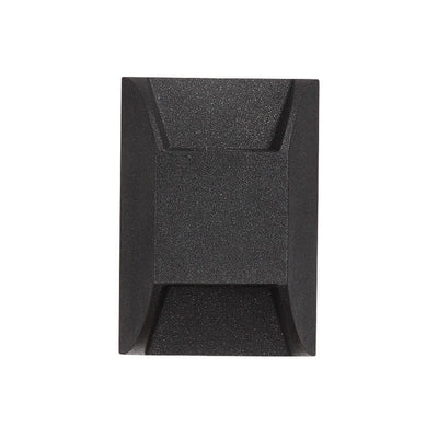 Lampe murale LED moderne minimaliste extérieure étanche carrée avec éclairage vers le haut et vers le bas 