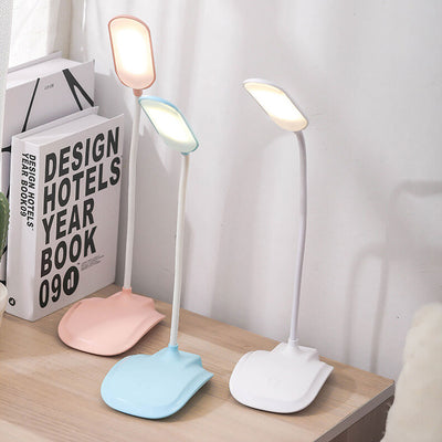 Lampe de bureau tactile LED rechargeable colorée et pliable créative 