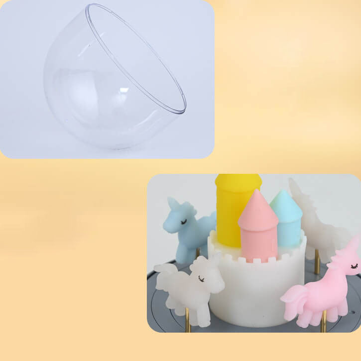 Creative Carousel Octavo Bluetooth Kids Night Light Table Lamp