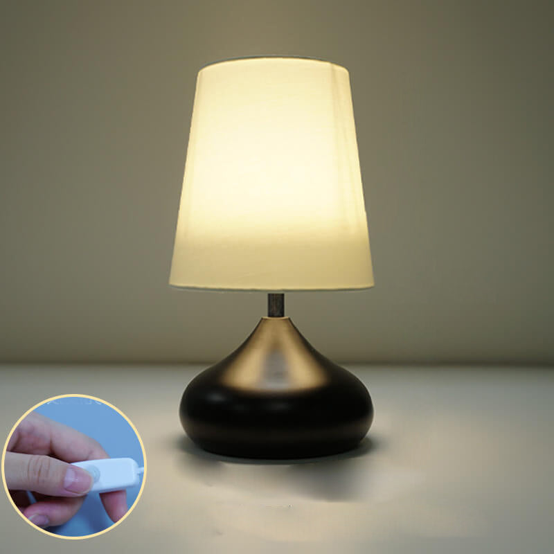 Moderne Einfachheit ABS Lampenschirm Mehrfachschalter Optionen LED Tischlampe 