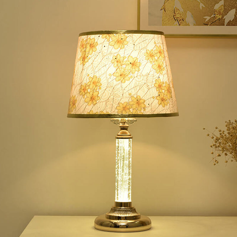 Lampe de Table 1 Lumière à Télécommande Réglable en Luminosité Cristal Européen 