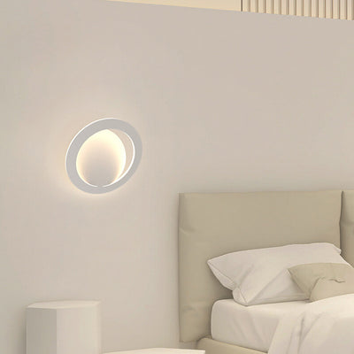 Modern Simple Square Round Geometry LED Wall Sconce Lamp