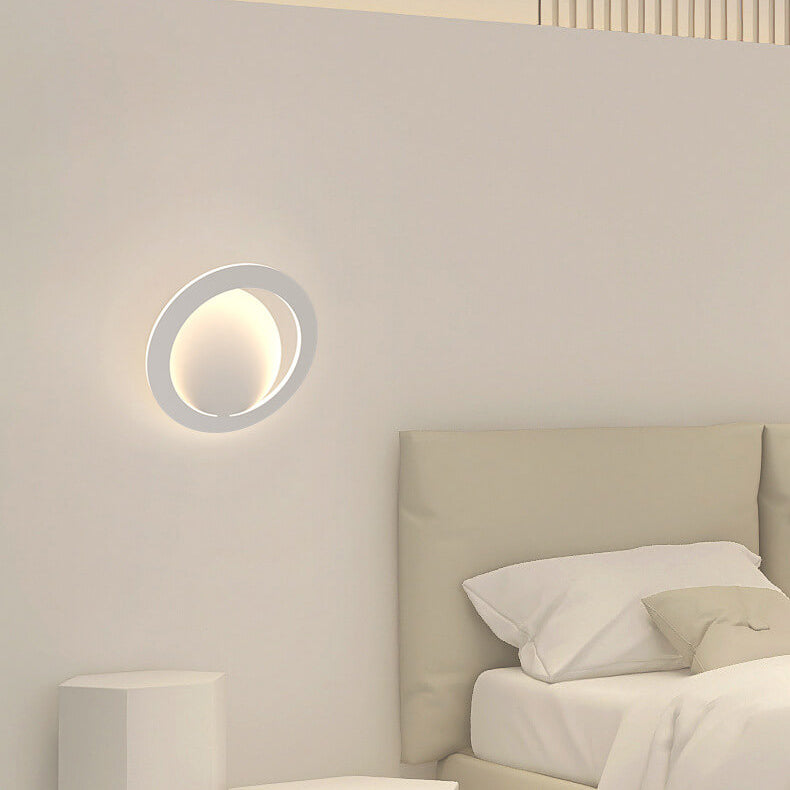 Modern Simple Square Round Geometry LED Wall Sconce Lamp