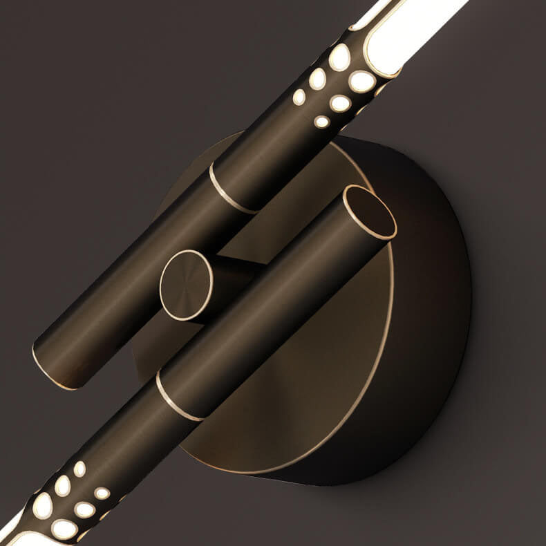 Modern Light Luxury Cylindrical All-copper LED Wall Sconce Lamp