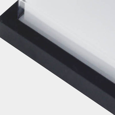Moderne quadratische Aluminium-Acryl-Induktions-LED-Deckenleuchte für den Außenbereich 