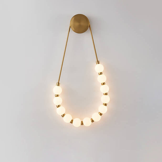 Collar Minimalista Moderno Frijol Mágico Lámpara Aplique de Pared LED 