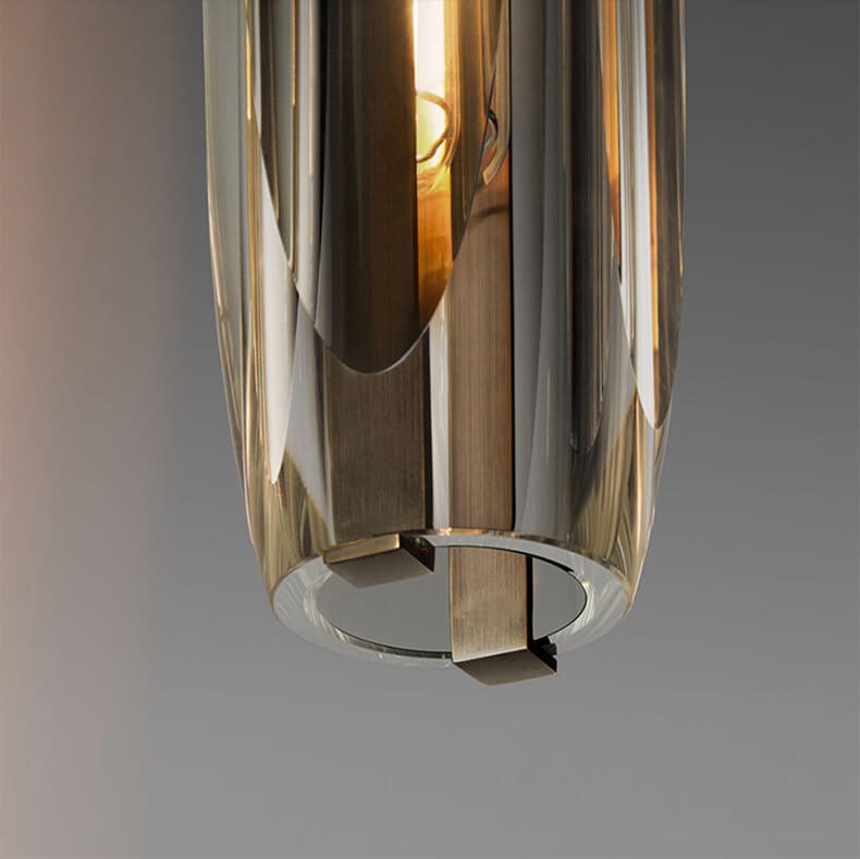 Lampe murale en cristal de cuivre pleine personnalité moderne et luxueuse 1 lumière 