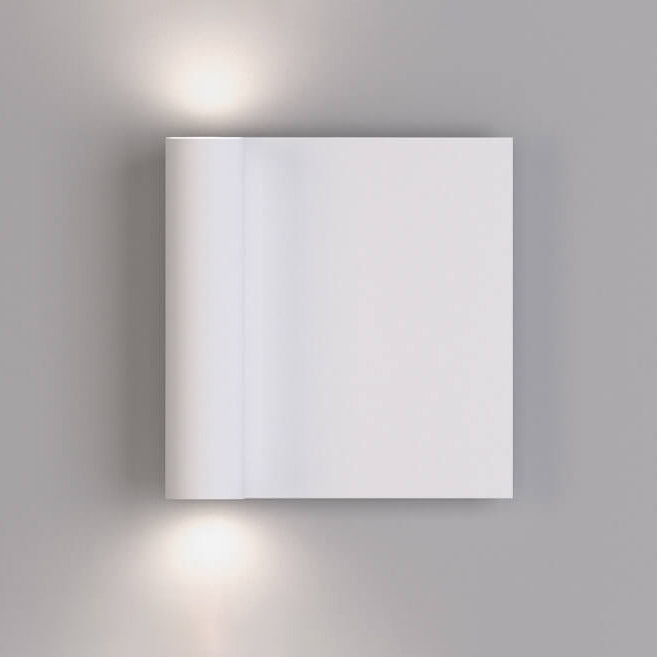 Modern Minimalist Square Up and Down Illuminated LED Wall Sconce Lamp