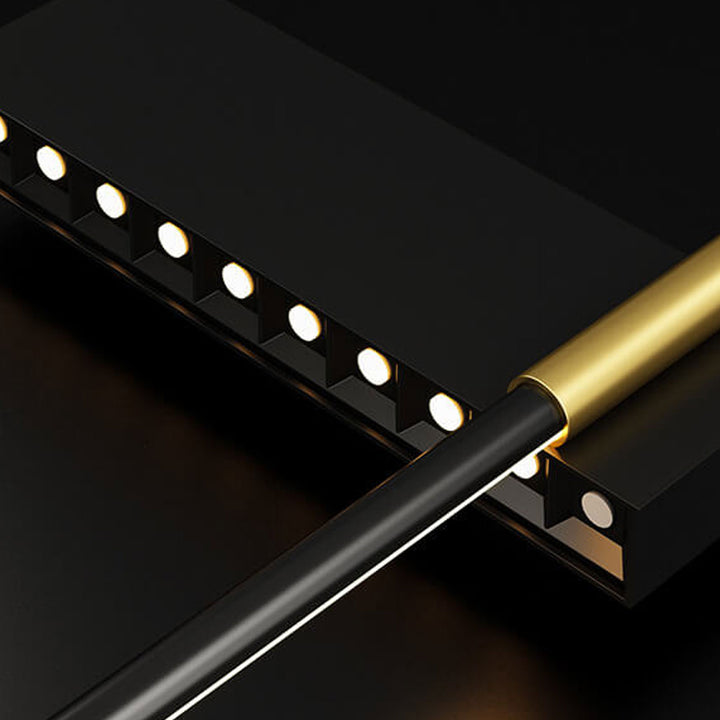 Lámpara de Aplique de Pared LED de Línea Larga de Hierro y Acrílico Minimalista Moderna 