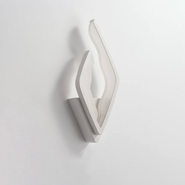 Applique Murale LED Design Flamme Créative en Acrylique Moderne 
