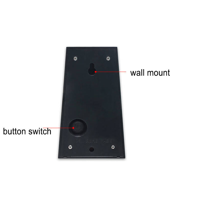 Applique murale LED solaire trapézoïdale simple pour l&