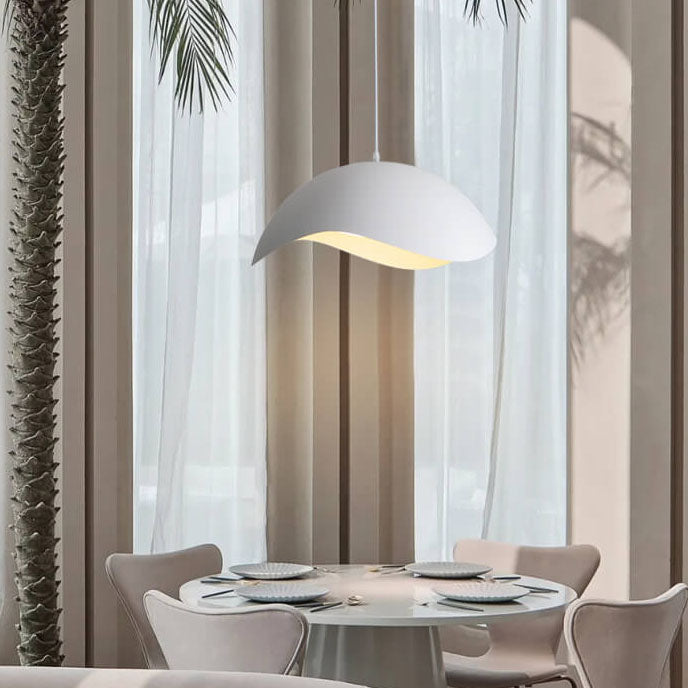 Nordic Minimalist Dome Wave Design LED Pendant Light