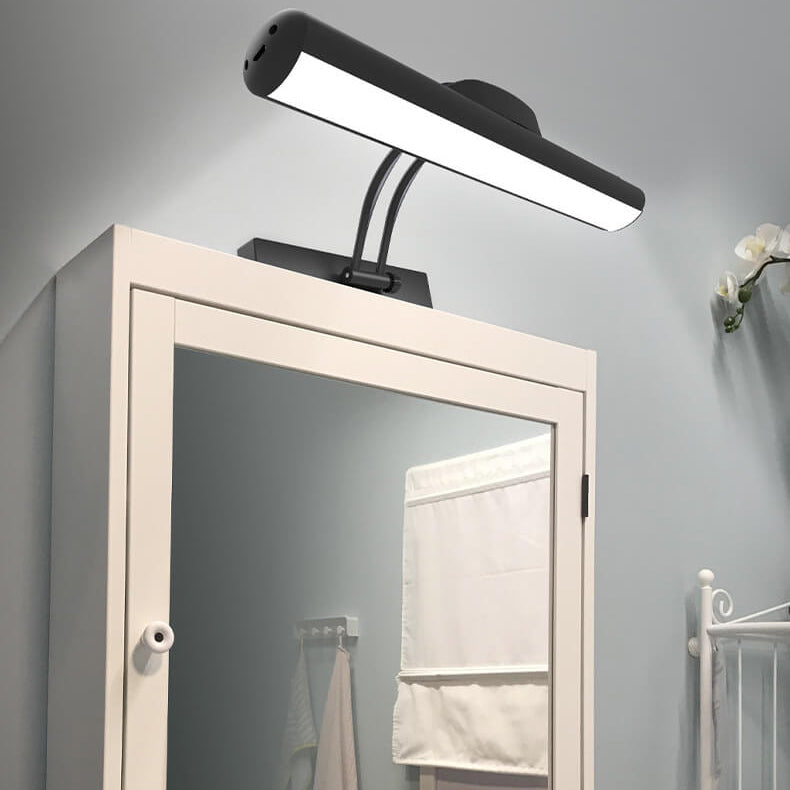 Minimalist Bar Shape Vanity Light Multi-Angle Adjustable LED Wall Sconce Lamp