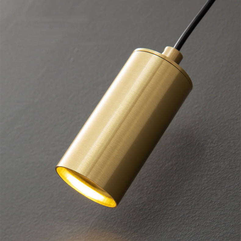Lámpara Aplique de Pared Creativa LED Redonda Nórdica de Cobre Industrial 