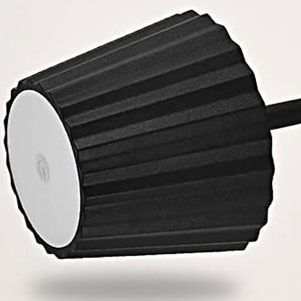 Modern Minimalist Aluminum Pleated Cone LED Touch USB Table Lamp For Study