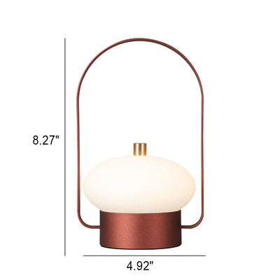 Minimalistische tragbare Nachtlicht-wiederaufladbare LED-Tischlampe für den Außenbereich