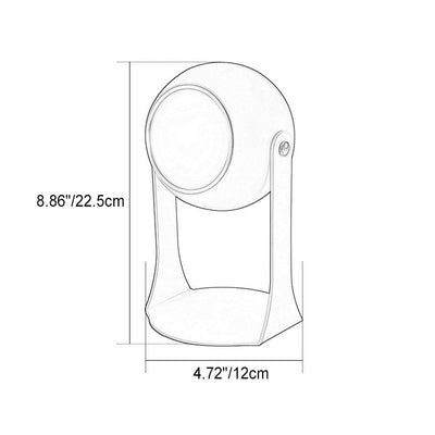 مصباح طاولة LED USB محمول قابل للتدوير من Nordic Creative Orb 