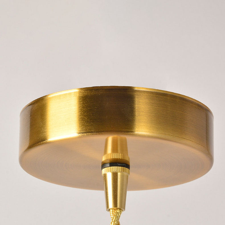 Modern Light Luxury Minimalist Oval Glass Orb 1/2-Light Pendant Light