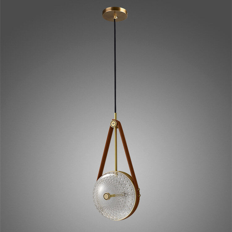Light Luxury Vintage Belt Creative Design LED Pendant Light