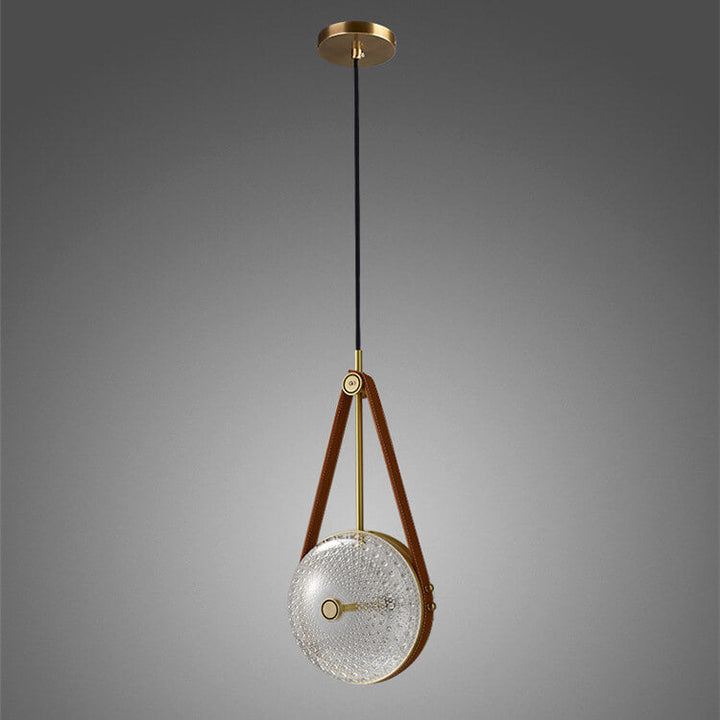 Light Luxury Vintage Belt Creative Design LED Pendant Light