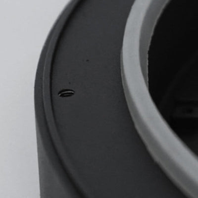 Plafonnier encastré à LED étanche en aluminium rond simple extérieur octogonal 