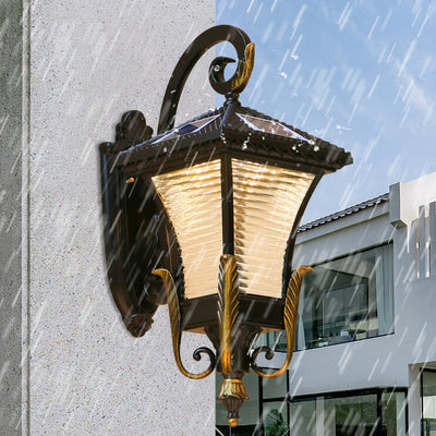 Wasserdichte 1-Licht-Wandleuchte im europäischen Stil aus Aluminium für den Außenbereich 