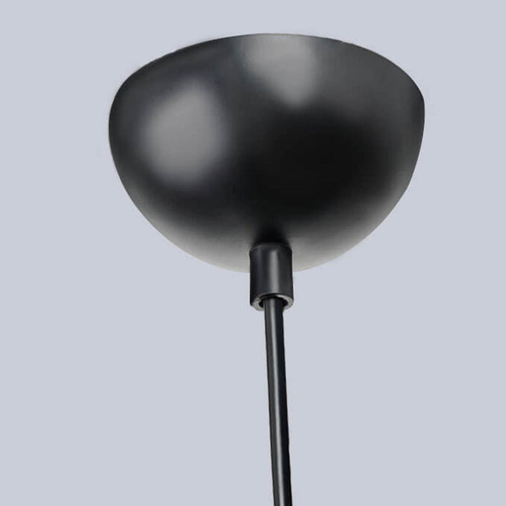 Nordischer minimalistischer blauer Glasschirm 1-Licht Pendelleuchte 