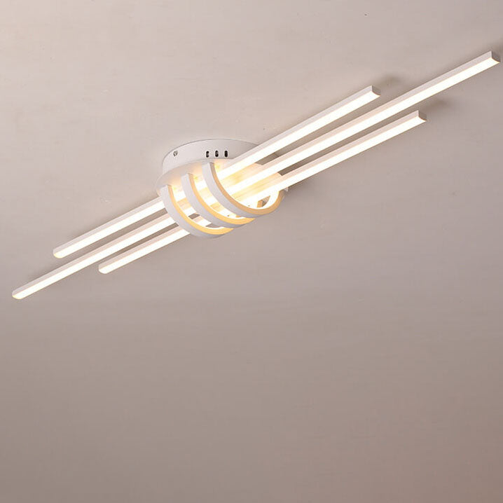Moderne minimalistische lange LED-Unterputzbeleuchtung