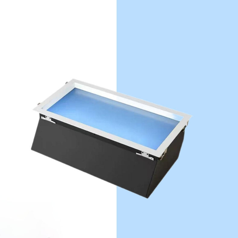 Plafonnier LED encastré bleu ciel moderne minimaliste intelligent en métal pour salon 