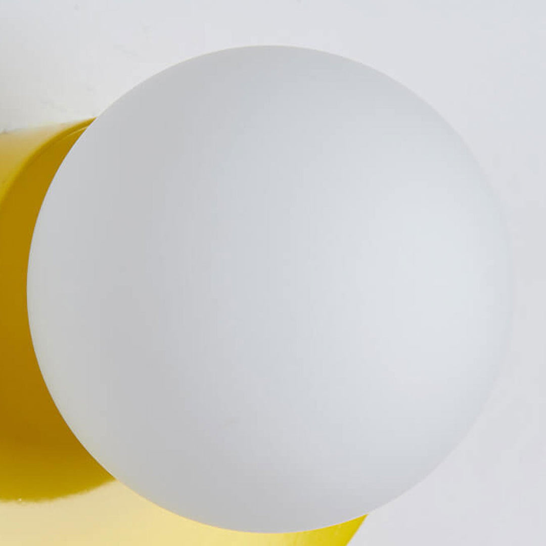 Moderne minimalistische Glas-Kugelförmige bunte Halbkreis-Design 1-Licht Wandleuchte 