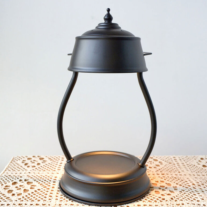 Retro Light Luxury Metal Lantern Melting Wax Table Lamp