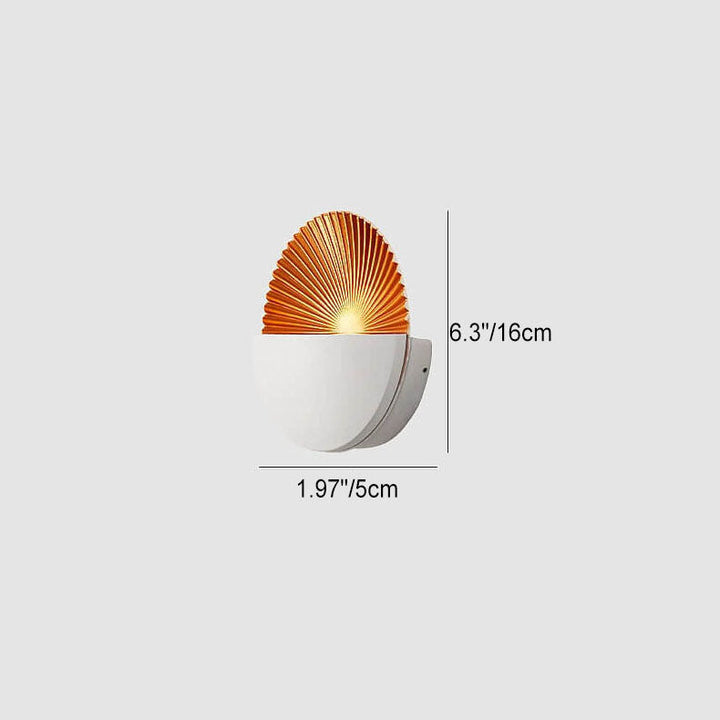 Zeitgenössische kreative Aluminium-Schirm-LED-Wandleuchte für die Küche 