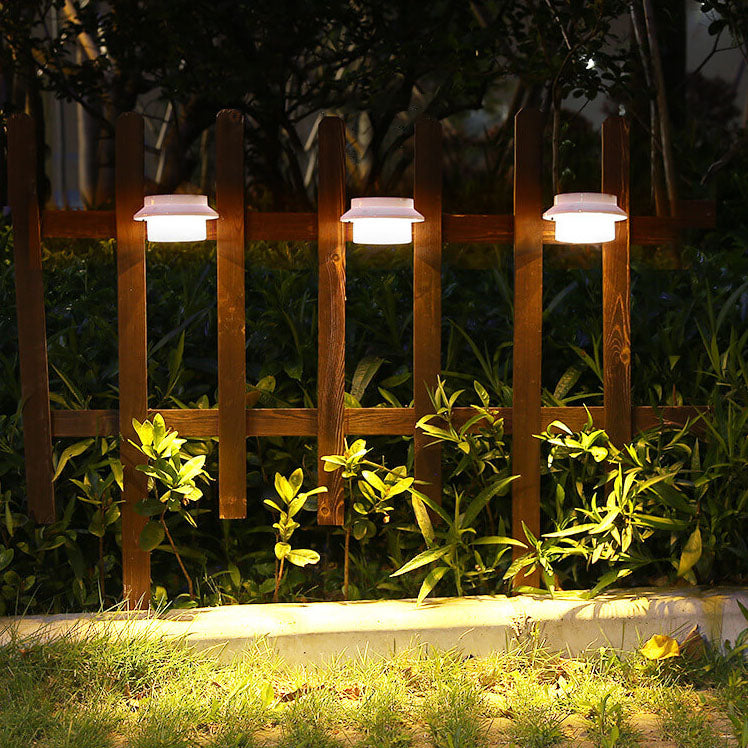 Modern Solar Outdoor Waterproof UFO Shaped LED Wall Sconce Lamp