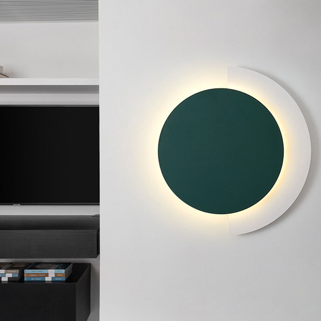 Nordic Postmodern Solid Color Schmiedeeisen Acryl LED Wandleuchte Lampe 