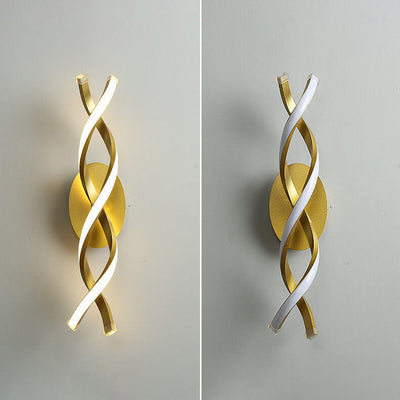 Scandinavian Creative Lines Note LED Wall Sconce Lamp