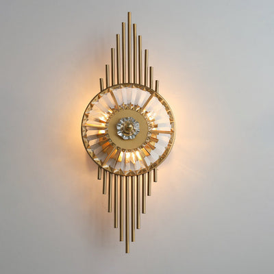 مصباح حائط LED بتصميم إبداعي من الكريستال الفاخر 