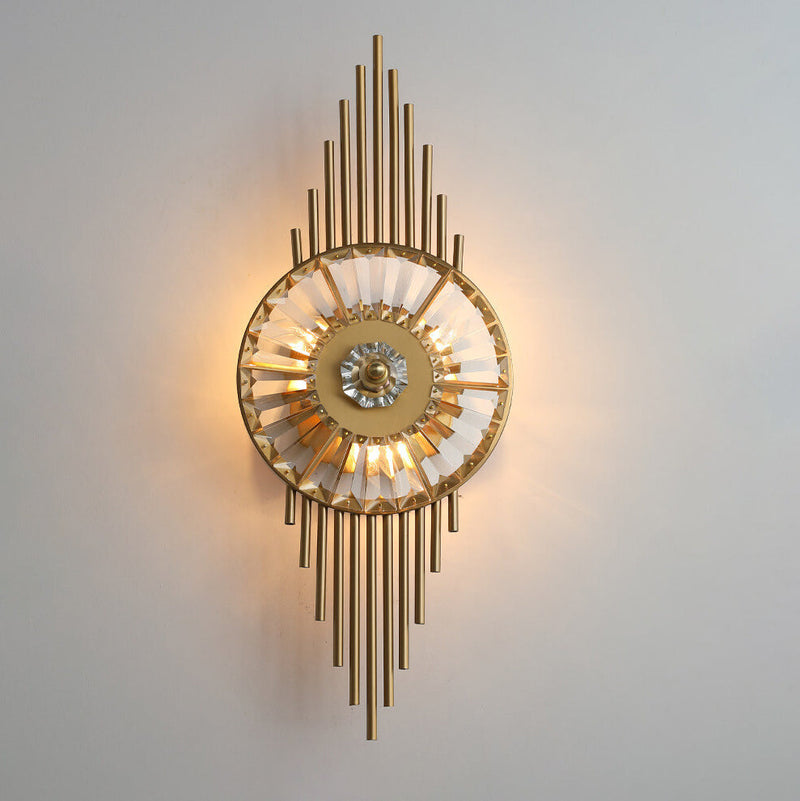 مصباح حائط LED بتصميم إبداعي من الكريستال الفاخر 